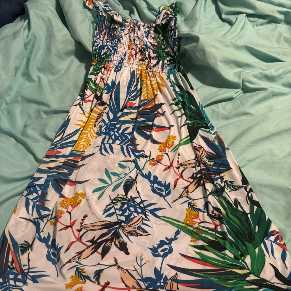 Tropical Floral Sundress